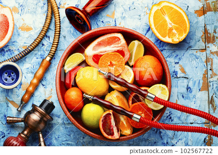Fruit fresh flavor hookah or shisha. Fruit fresh flavor hookah or shisha. 102567722