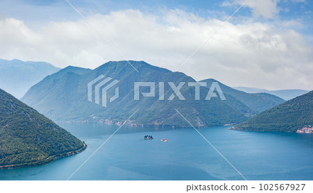 Kotor town and bay, Montenegro Kotor town and bay, Montenegro 102567927