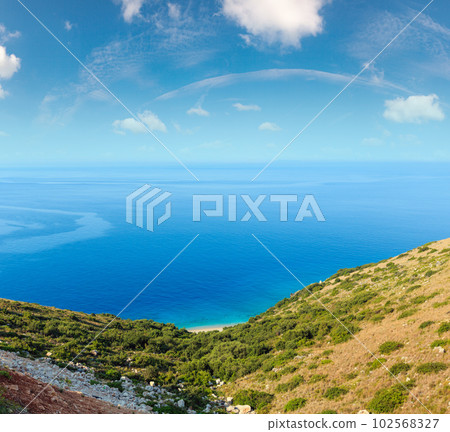 Summer Ionian sea coast, Albania. Summer Ionian sea coast, Albania. 102568327