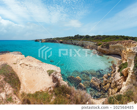 Sea beach Spiaggia della Punticeddha, Salento, Italy 102568485