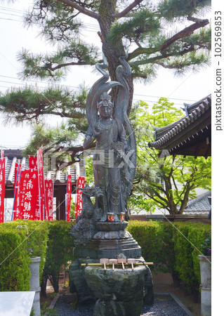 Katsuridera Dedicated Ryujo Kannon Bodhisattva Statue--Fujiidera City, Osaka-- 102569853