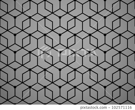 The geometric pattern with lines. Seamless vector background. Black and gray texture. Graphic modern pattern. Simple lattice graphic design The geometric pattern with lines. Seamless vector background. Black and gray texture. Graphic modern pattern. Simple lattice graphic design 102571116