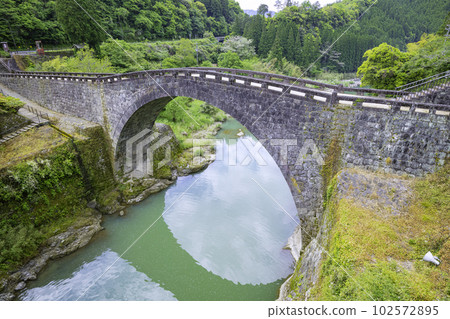 Symbol of Misato Town, Kumamoto Prefecture Reidaikyo Bridge where you can feel the history Symbol of Misato Town, Kumamoto Prefecture Reidaikyo Bridge where you can feel the history 102572895