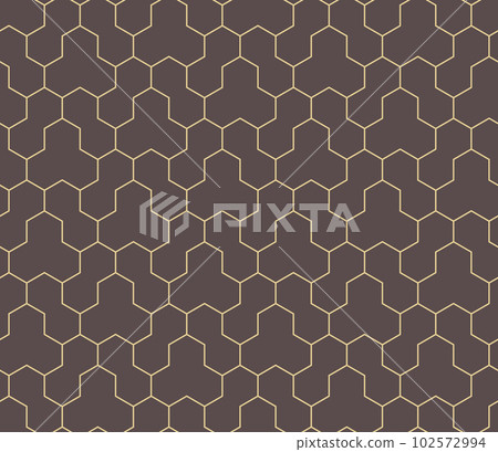 Seamless Vector Abstract Pattern With Hexagonal Shapes 102572994