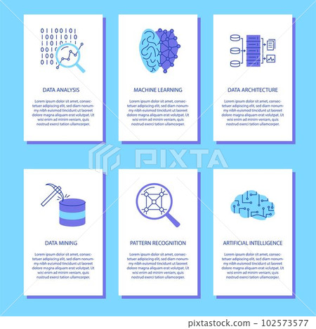 Data analysis and machine learning banner 102573577