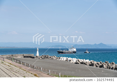[靜岡縣] 田子之浦港西防波堤燈塔 102574491