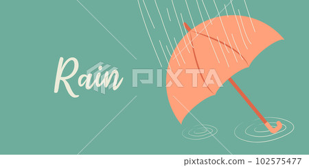 Raindrops on a blue background. Rainfall. Water. Retro. Template for a website, banner, poster. Vector flat illustration. Raindrops on a blue background. Rainfall. Water. Retro. Template for a website, banner, poster. Vector flat illustration. 102575477