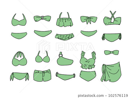 綠色比基尼插圖集 綠色比基尼插圖集 102576119