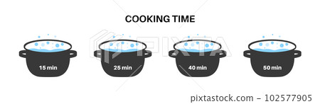 Cooking in the saucepan 102577905