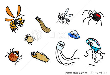 set of dangerous creatures set of dangerous creatures 102579115
