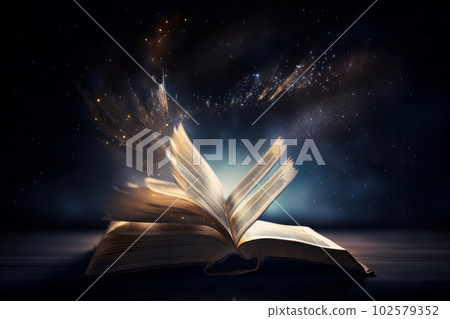 A glowing book with pages filled with knowledge and illumination, perfect for anyone who loves reading and learning. Experience the wonder of technology with AI Generative. A glowing book with pages filled with knowledge and illumination, perfect for anyone who loves reading and learning. Experience the wonder of technology with AI Generative. 102579352