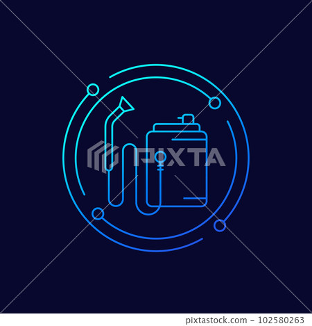 pest control or insecticide icon, linear design 102580263