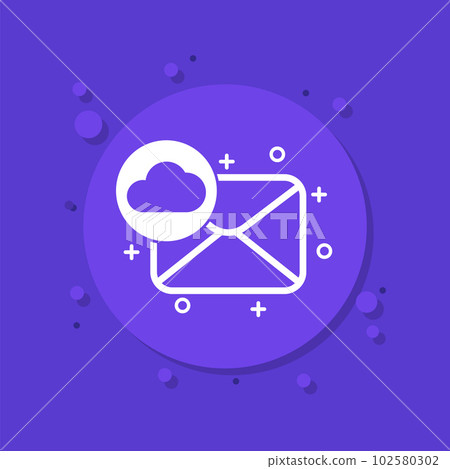 mail to cloud icon for web mail to cloud icon for web 102580302