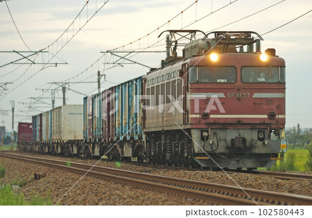 Hokuriku Main Line Mikawa - Kaga Kasama JR Freight EF81-27 (Toyama) Hokuriku Main Line Mikawa - Kaga Kasama JR Freight EF81-27 (Toyama) 102580443