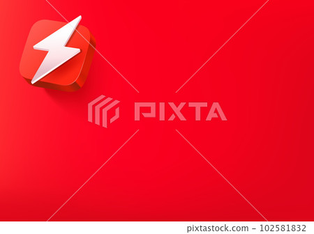 Vector wallpaper with breaking news icon. 3d vector background with copy space Vector wallpaper with breaking news icon. 3d vector background with copy space 102581832