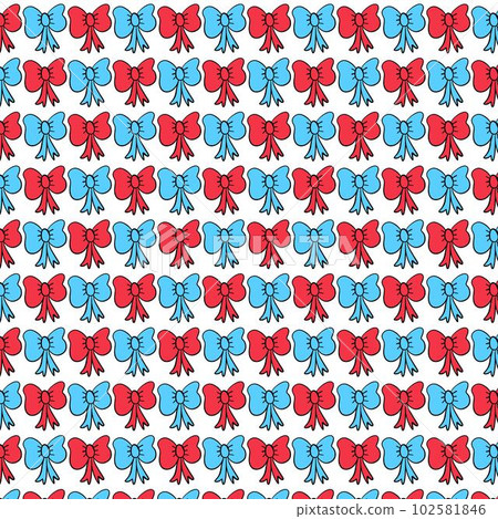 Fun colorful line doodle seamless pattern. Creative minimalist style art background for children or trendy design with basic shapes. Simple party confetti texture, childish scribble shape backdrop. 102581846