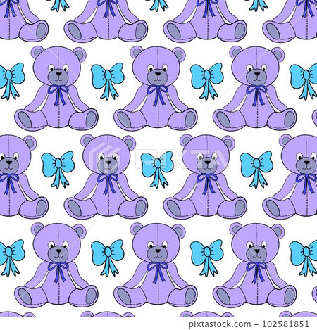 Cute cartoon Bohemian nursery print. Vector safari print for wall decor in children's bedroom. Cute African animals characters - bear - seamless pattern Cute cartoon Bohemian nursery print. Vector safari print for wall decor in children's bedroom. Cute African animals characters - bear - seamless pattern 102581851