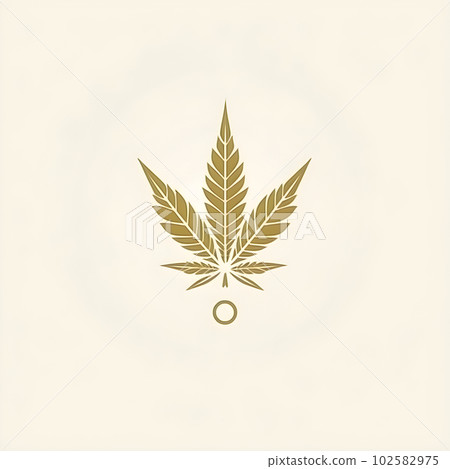 Marijuana leaf minimalistic symbol logo branding Marijuana leaf minimalistic symbol logo branding 102582975