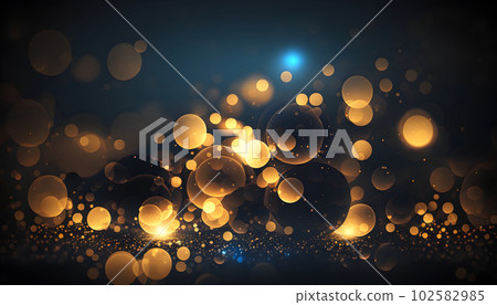 Golden lights festive bokeh sparkling background 102582985
