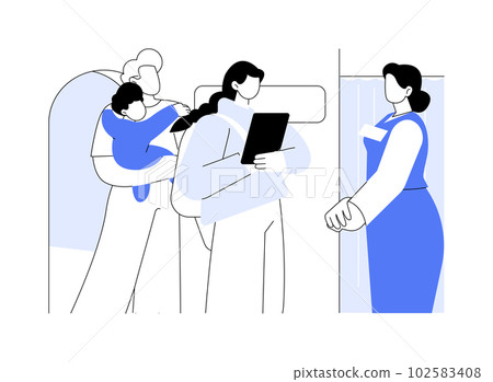 Welcome passengers abstract concept vector illustration. Welcome passengers abstract concept vector illustration. 102583408