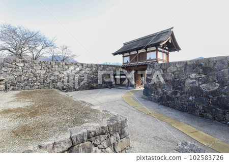 Nagano Prefecture Nagano City Winter Matsushiro Castle Nagano Prefecture Nagano City Winter Matsushiro Castle 102583726