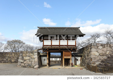 Nagano Prefecture Nagano City Winter Matsushiro Castle Nagano Prefecture Nagano City Winter Matsushiro Castle 102583727