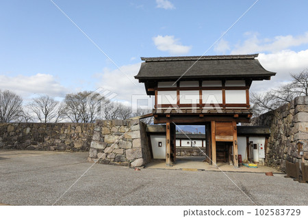 Nagano Prefecture Nagano City Winter Matsushiro Castle Nagano Prefecture Nagano City Winter Matsushiro Castle 102583729