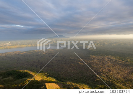 Masaya lagoon valley landscape 102583734