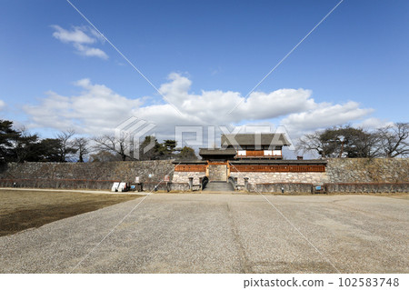 Nagano Prefecture Nagano City Winter Matsushiro Castle Nagano Prefecture Nagano City Winter Matsushiro Castle 102583748