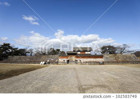 長野縣 長野市 冬季 松代城 長野縣 長野市 冬季 松代城 102583749