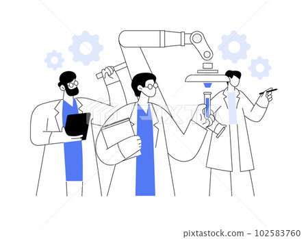 Order scientific research abstract concept vector illustration. 102583760