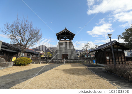 Nagano Prefecture Nagano City Winter Matsushiro Domain Bell Tower Nagano Prefecture Nagano City Winter Matsushiro Domain Bell Tower 102583808