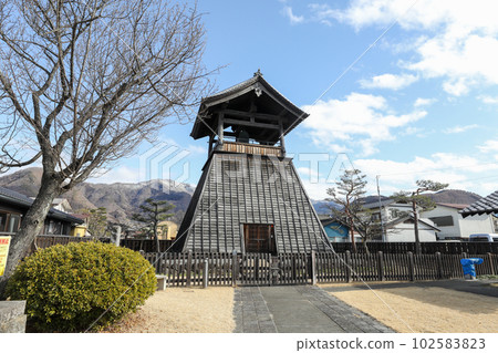 Nagano Prefecture Nagano City Winter Matsushiro Domain Bell Tower Nagano Prefecture Nagano City Winter Matsushiro Domain Bell Tower 102583823