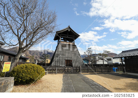 Nagano Prefecture Nagano City Winter Matsushiro Domain Bell Tower Nagano Prefecture Nagano City Winter Matsushiro Domain Bell Tower 102583825