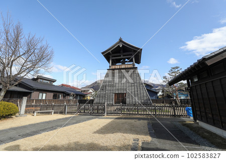 Nagano Prefecture Nagano City Winter Matsushiro Domain Bell Tower Nagano Prefecture Nagano City Winter Matsushiro Domain Bell Tower 102583827