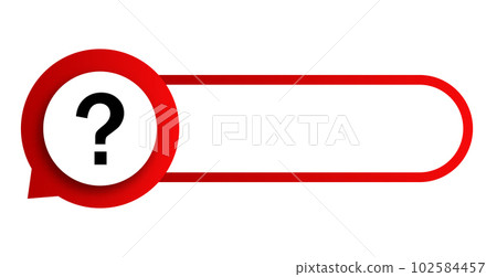 Question box faq vector text banner 102584457