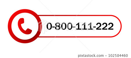 Call us now banner. Concant support vector template for mobile number 102584460