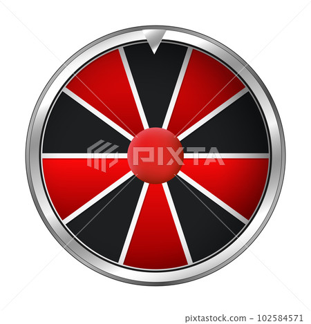 Lucky fortune wheel vector. Casino roulette leisure game Lucky fortune wheel vector. Casino roulette leisure game 102584571