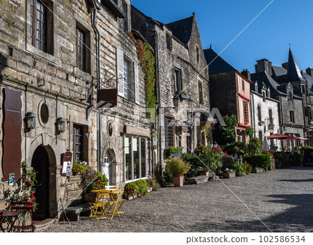 Picturesque Village Rochefort En Terre In The Department Of Morbihan In Brittany, France 102586534