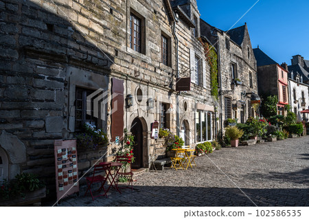 Picturesque Village Rochefort En Terre In The Department Of Morbihan In Brittany, France 102586535