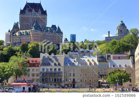 魁北克市的城市景觀，加拿大魁北克的世界遺產 102589866