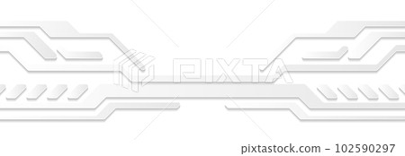 Paper grey white technology abstract background 102590297