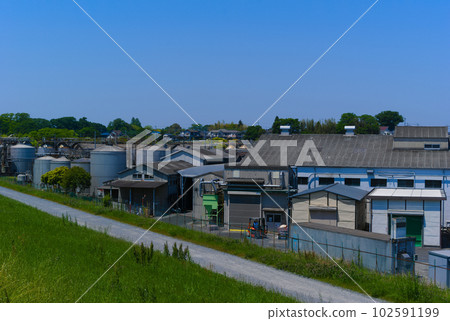 Scenery around the Kikkoman factory in Noda City, Chiba Prefecture, May 2023 102591199