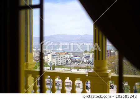 View from the balcony of the Old Public Hall of Hakodate Ward View from the balcony of the Old Public Hall of Hakodate Ward 102593248