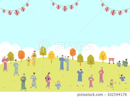 享受夏日祭的人 102594176