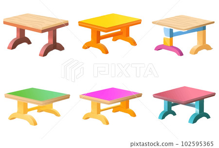 set vector illustration of colorful chairs isolated on white background set vector illustration of colorful chairs isolated on white background 102595365