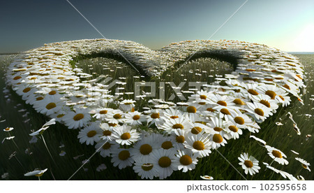 Generative AI, Heartfelt Bloom: A Natural Wonder of Love 102595658