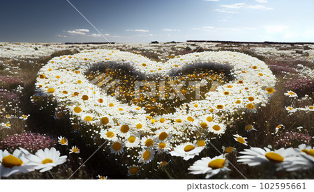Generative AI, Heartfelt Bloom: A Natural Wonder of Love Generative AI, Heartfelt Bloom: A Natural Wonder of Love 102595661