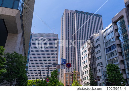 "Tokyo" Tokyo cityscape, Toranomon 102596844