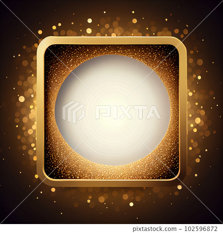 Generative AI, Golden Luxe: Opulent Bokeh Frame for High-End Designs Generative AI, Golden Luxe: Opulent Bokeh Frame for High-End Designs 102596872